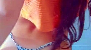 College teens rub wet shaved pussies in shower