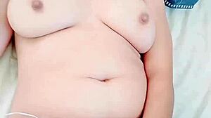 emotional petite latina creams hard on giant dildo with tasty cumshot finish