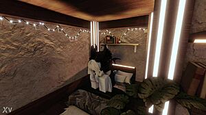 my bunny hg says she needs help but craves my demon dick fucking her brains out