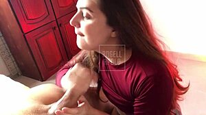 i crave her perfect drooling blowjob from this cute latina with big ass and natural tits