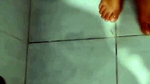 brazilian sub punished with piss in mouth swallows dom's liquid lunch craving more