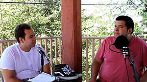 three hot chubby guys with monster cocks and big tits craving ass