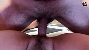 Amateur Hairy Milf's Tight Pussy Fucked By Monster Cock Cum Covered