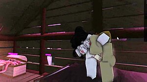 i got fucked so rough as sexy witch slut on roblox game