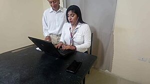 Old man laps college stepdaughter's juicy swollen pussy lips