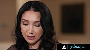 Pawg Bridesmaid Kayley Gunner Cheats Wedding Day with Bestie Lesbian Pussy Licking Scissoring