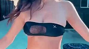 Boutinela's Black Bikini Ass Worship Thong Panties Compilation