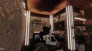 my bunny hg says she needs help but craves my demon dick fucking her brains out