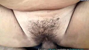 Wow! Homemade French couple's hairy milf gets massive facial cumshot in mouth!