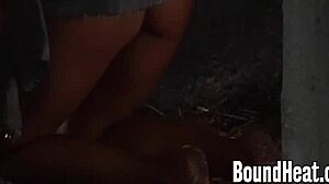 whipping my bound lesbian slaves hard