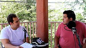 three hot chubby guys with monster cocks and big tits craving ass