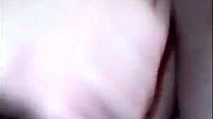 her thirst was huge so she begged for more cum and finally got her naughty oral fix