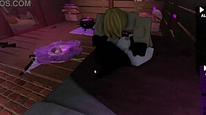 i got fucked so rough as sexy witch slut on roblox game