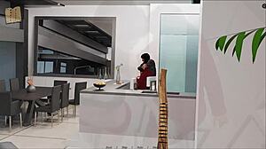 Big titted babe with huge ass takes monster cock deep