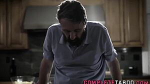 yo blonde teen slurps that fat monster cock like a pro deepthroat blowjob