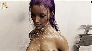 Big titted babe with huge ass takes monster cock deep