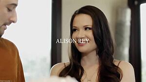 Does gorgeous Alison Rey gag on cock riding for cuckold hubby turn you on?