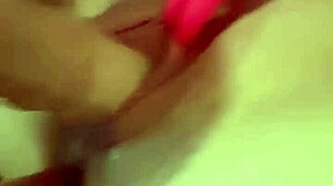 girlfriend sneaks dildo fun deep in her pussy when alone with toys teasing