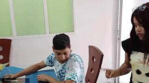 Neighbor's Whore Gives Sloppy Oral And Tight Ass As Thanks!