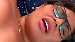 Real couple bangs huge tits latina in motorhouse with monster cock wet!