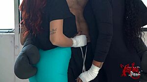 Busty Latinas Tease Boxing Coach's Throbbing Cock