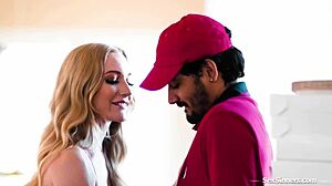 I'm a multitasker sucking dick while helping petite blonde students study