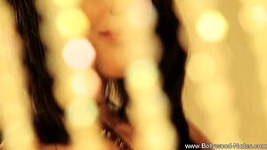 indian girlfriend strips bare for first time