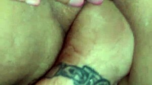 stretching whore's pussy wide open with deep fisting action nonstop