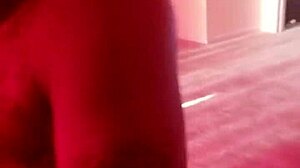 hubby rams big cock deep into best friend's juicy ebony ass doggystyle