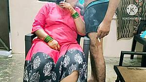 Desi Indian Mom Fucks Horny Neighbor Boys Doggystyle with Big Tits Swinging