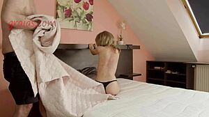 Strict Master Whips Innocent Brunette Teen Slave Into Kinky Submission Hard.