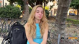 Irina turns 18 and dives into pornstar training at pepeporn with rough rides