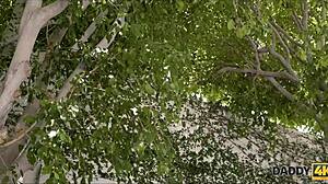 daddy4k sweet ginger teen sucks old man's dick for rent cash