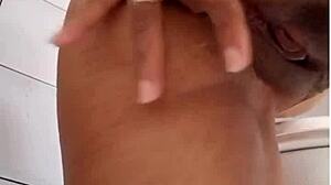 i rosa opened my pussy and fingered my tight asshole gently