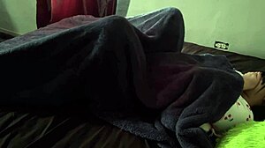 astarioth masturbates wet to lesbian orgy video close up