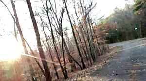 clitlicker662 flashes her wet pussy in forest for public orgasm voyeur update