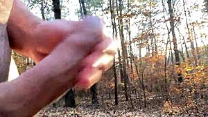 clitlicker662 flashes her wet pussy in forest for public orgasm voyeur update