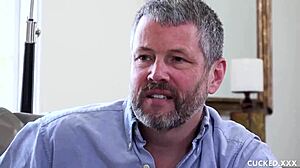 Zoey monroe begs for cock in couples therapy, squirting wildly as old hubby watches her fucked hard