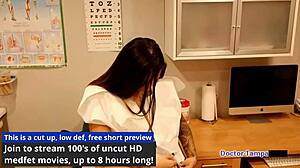 dr tampa's secret university exam reveals stefania mafra's latex nurse fetish