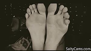 Lick my toes lover as you crave every inch