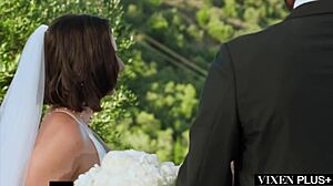 stunning bride, does your first anal stretch feel amazing at the hotel?