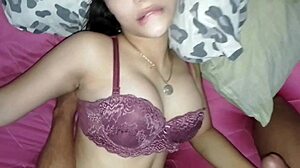 little latina stepsister gets creampie from big cock stepbrother in russian porn roleplay