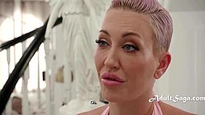 Boss's Wife Falls for My Wife's Seductive DP Temptation