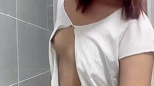 i can't stop touching these bouncing tits while she dances