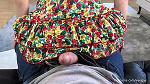 sara jay's pretty face begs for those massive cumshot facials nonstop