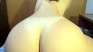 Big Ass College Coed Takes Rough Anal Doggystyle in Dorm