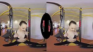 Gym teen wants your cock for anal workout ride pov.