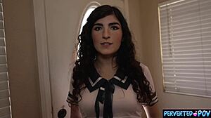 Pregnant Petite Latina Student Begs Professor For Rough Interracial Fuck Till Cum Covered