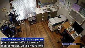 Dr. Tampa Humiliates Redhead Donna Leigh in Prison Handcuffs