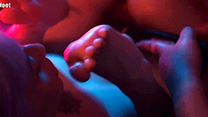 Bisexual Latinas Worship Asses Feet Pussies in Orgy Licking Frenzy